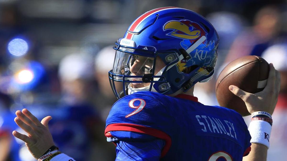 KU quarterback Carter Stanley completed 26 of 38 passes for 171 yards with a touchdown and interception in a 31-24 loss to Iowa State last Saturday.