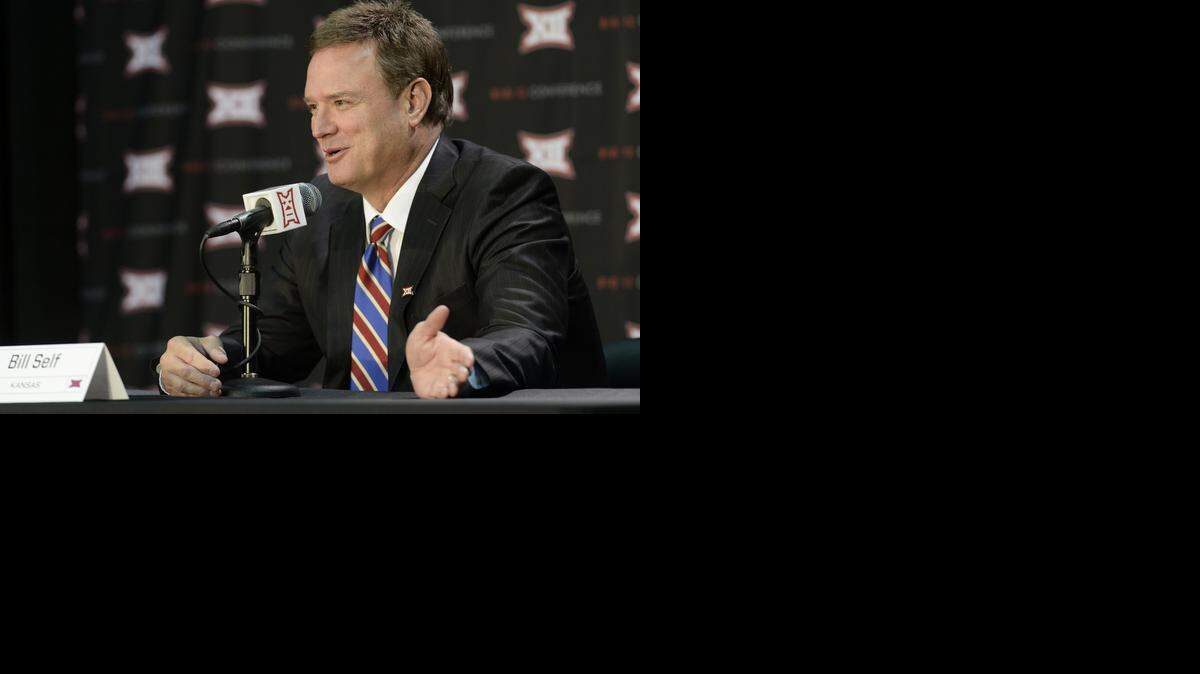 
Kansas coach Bill Self is expecting more from his young team. 
