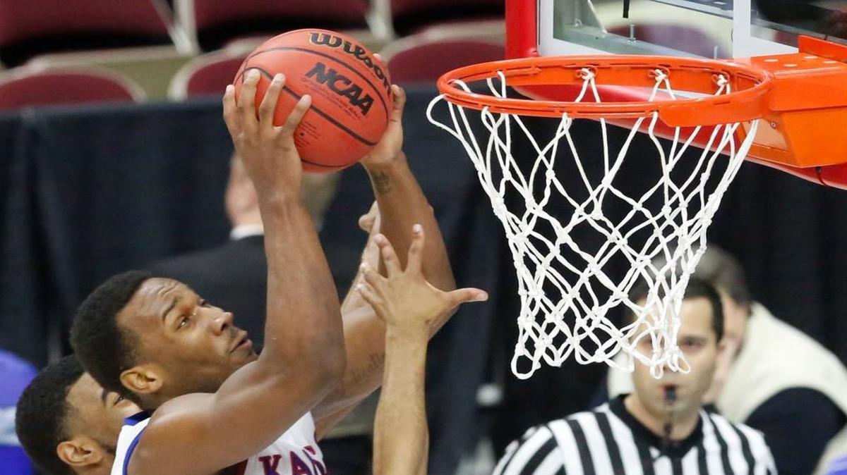 Kansas guard Wayne Selden grew up with an opponent Saturday, Connecticut freshman Jalen Adams.