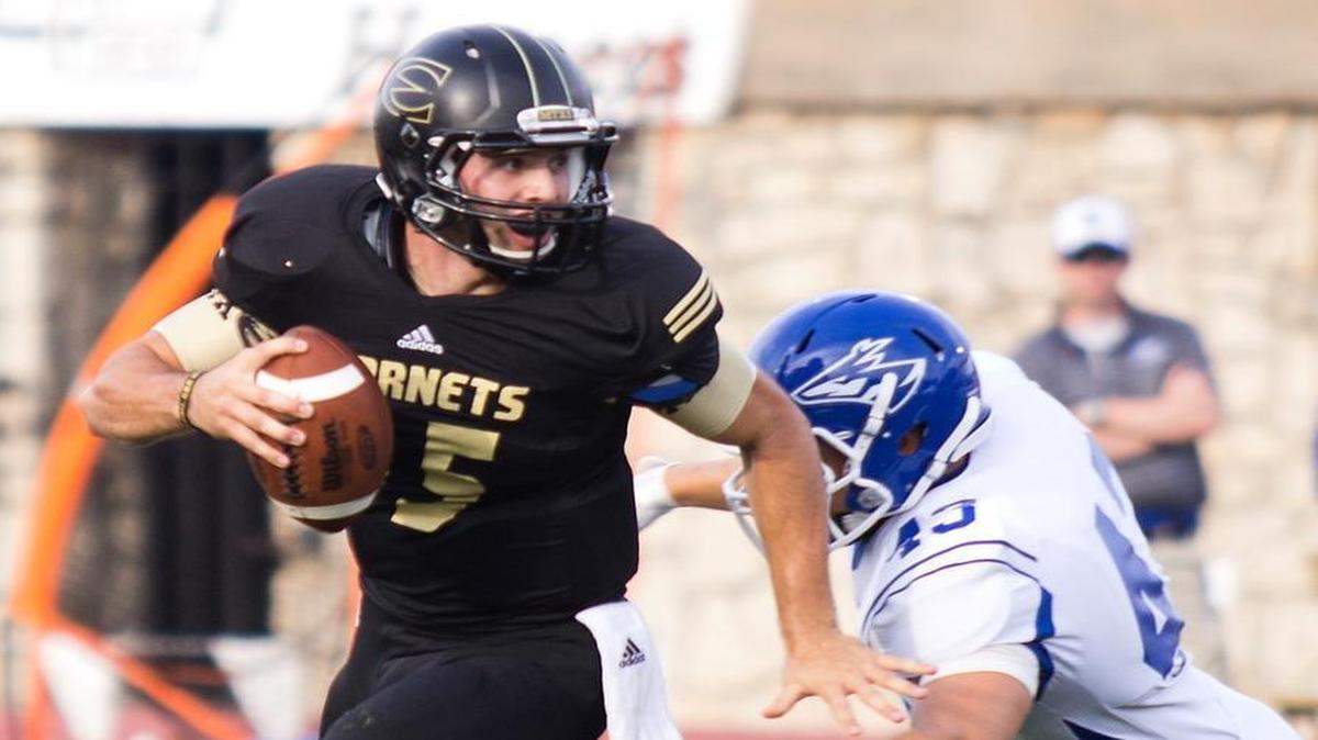 Emporia State quarterback Brent Wilson was a finalist for the Harlon Hill Trophy.