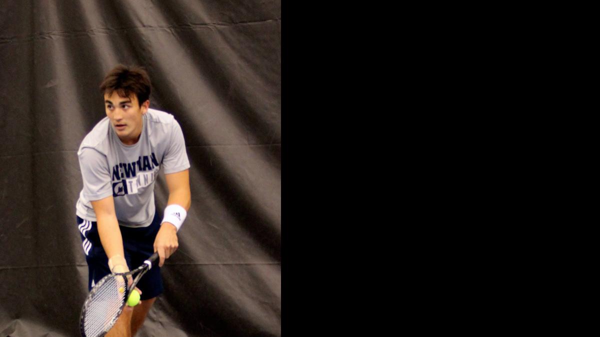 
Newman sophomore tennis player Eduardo Santos has helped lead the Jets into the NCAA Tournament, where they’ll face Cameron on Saturday in Wichita Falls, Texas. 
