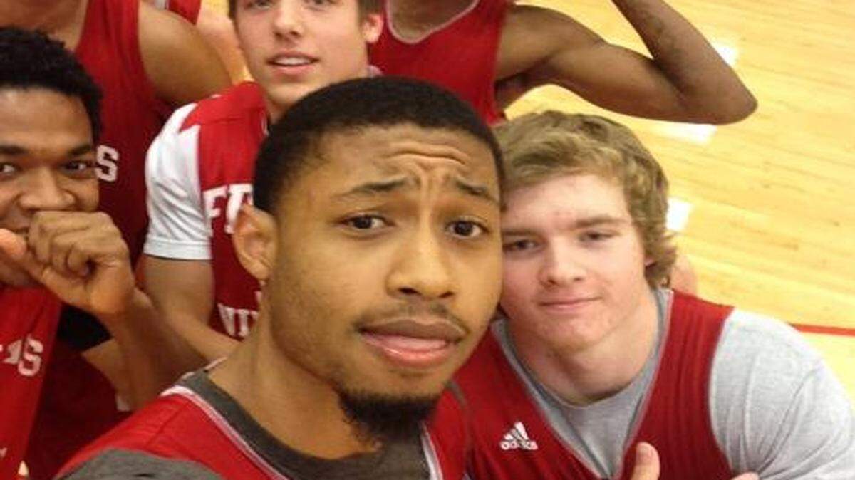 
Larry Anderson, front, and the Friends Falcons will have to develop more scorers this season.
