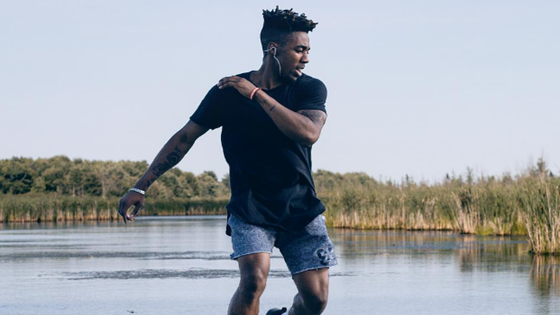 Daniel Nwosu Jr., or “Dax,” as he’s known online, has had success on the basketball court and off of it as a musician this year at Newman.