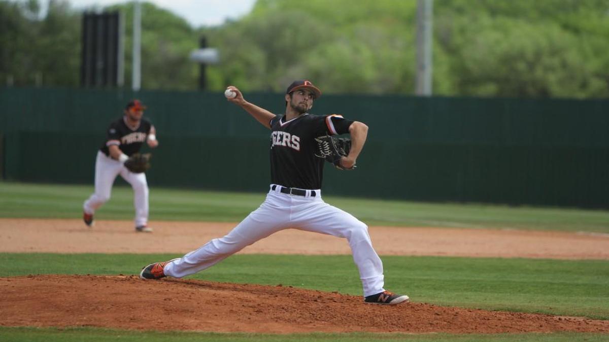 Cowley College pitcher Carson Larue will get the start when the Tigers open up NJCAA World Series play on Sunday night against San Jacinto in Grand Junction, Colo.
