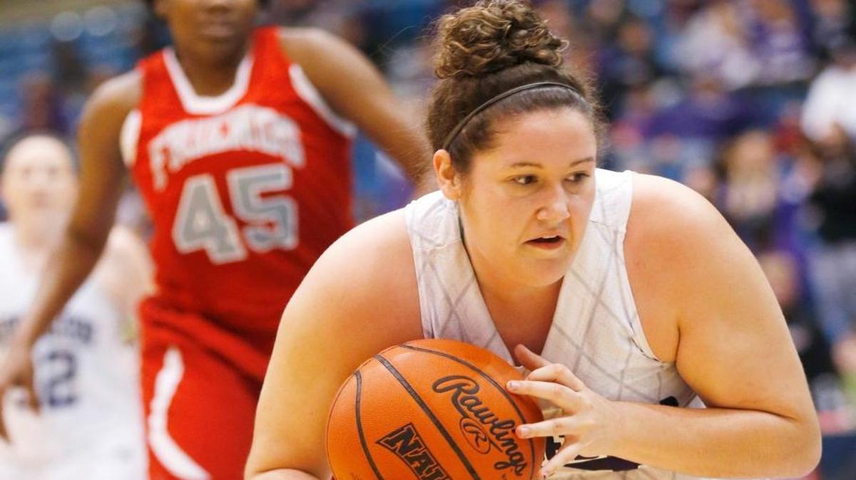 Southwestern’s Jana Reichenberger, a Carroll grad, was second-team All-KCAC last season and is one of the premier returning post players in the conference this season.