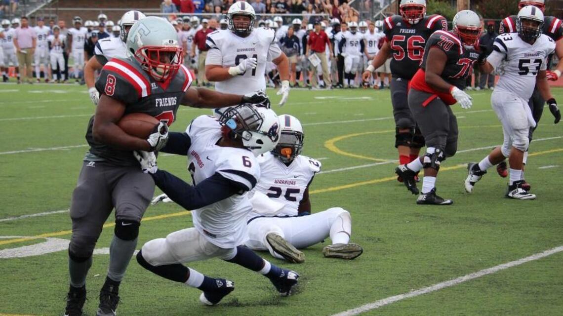 Friends’ Jesse Rogers runs toward final home game