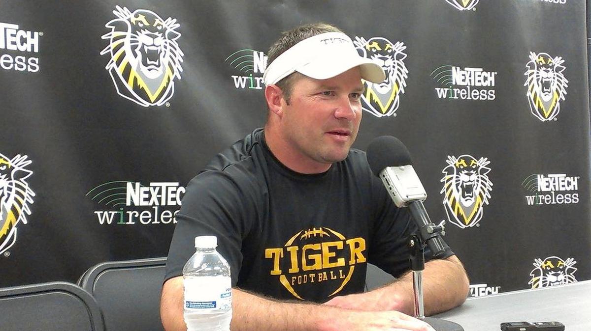 
Fort Hays State coach Chris Brown led the Tigers to a 7-4 record last season, their best mark since joining the MIAA in 2006. 
