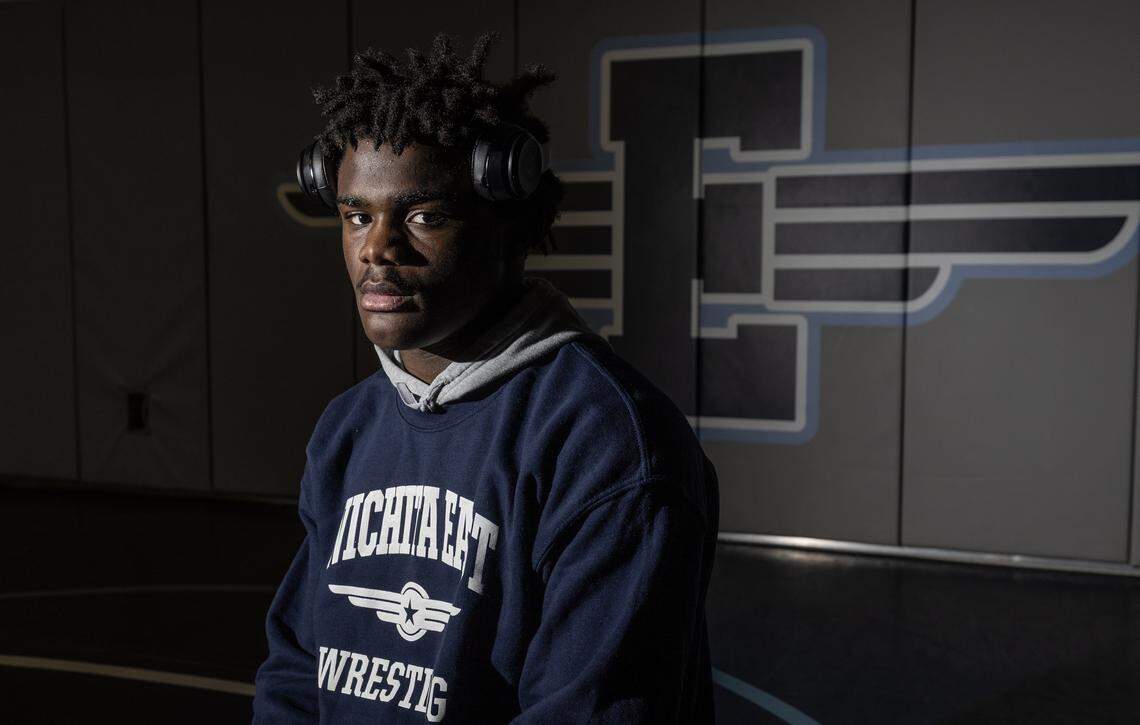 Wichita East junior Donnie Jackson was named the Wrestler of the Year in the City League this season. He will be in contention for a state title in Class 6A in the 157-pound weight class.