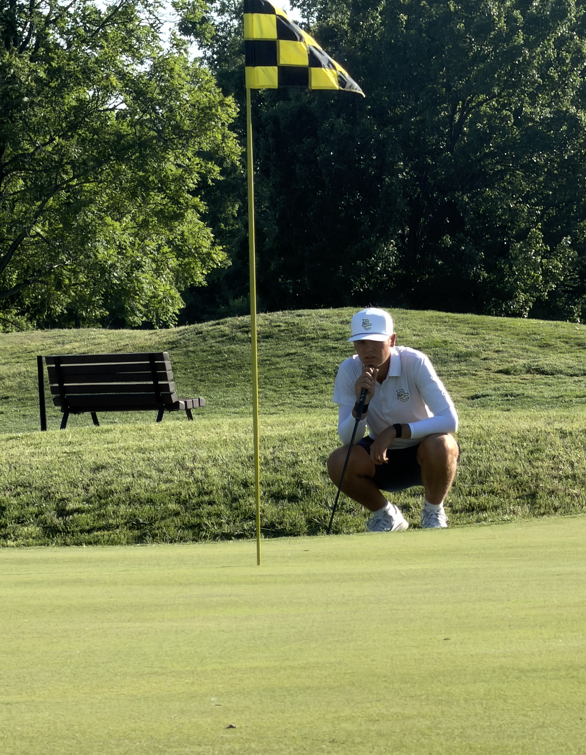 Bishop Carroll freshman Kaden Leivian won individual medalist honors at the City League tournament at Sim Golf Course on Wednesday, May 13, 2026.