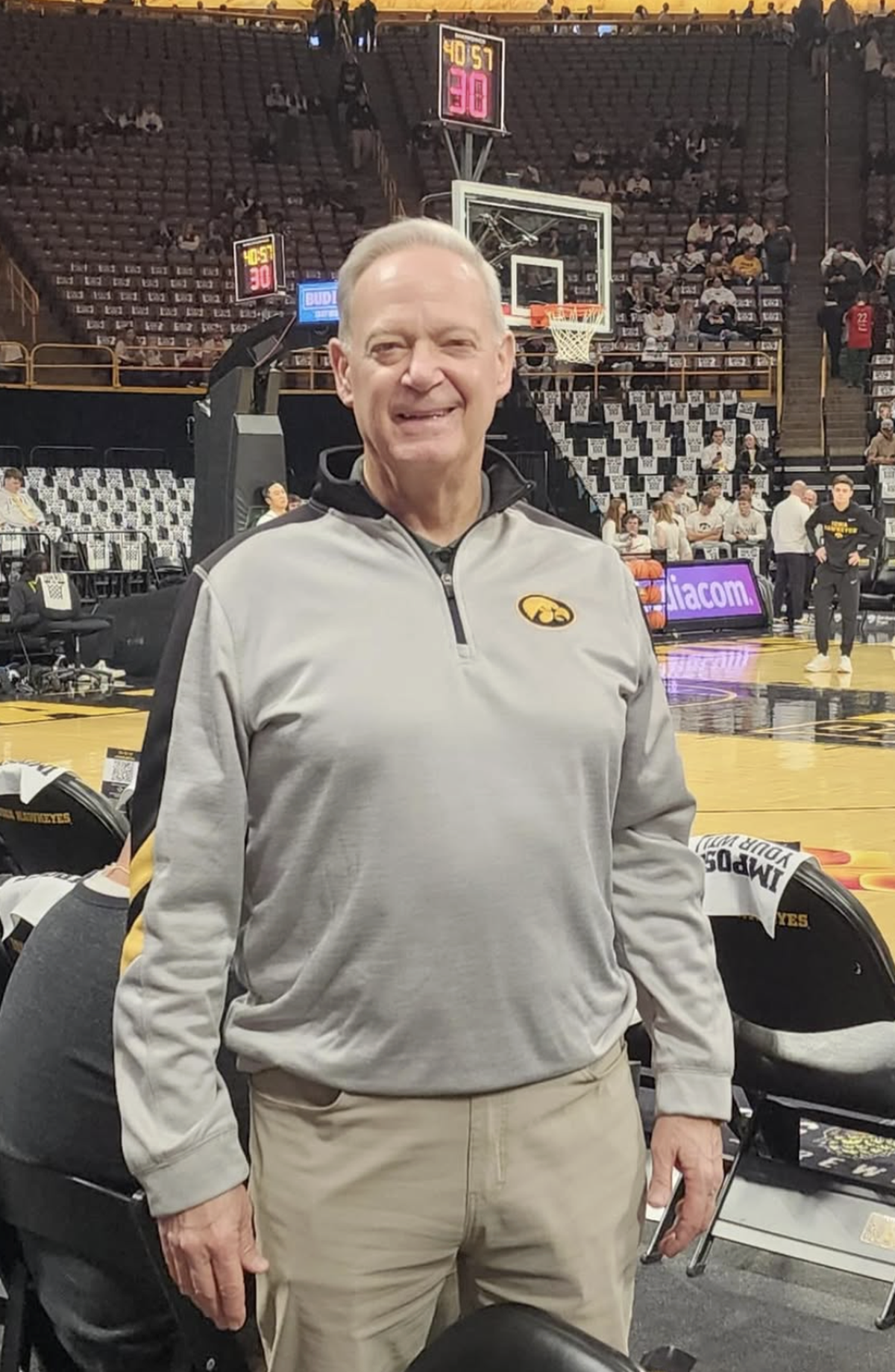 Craig Barnwell, a former basketball coach himself, was an avid supporter of his son Luke’s coaching career.