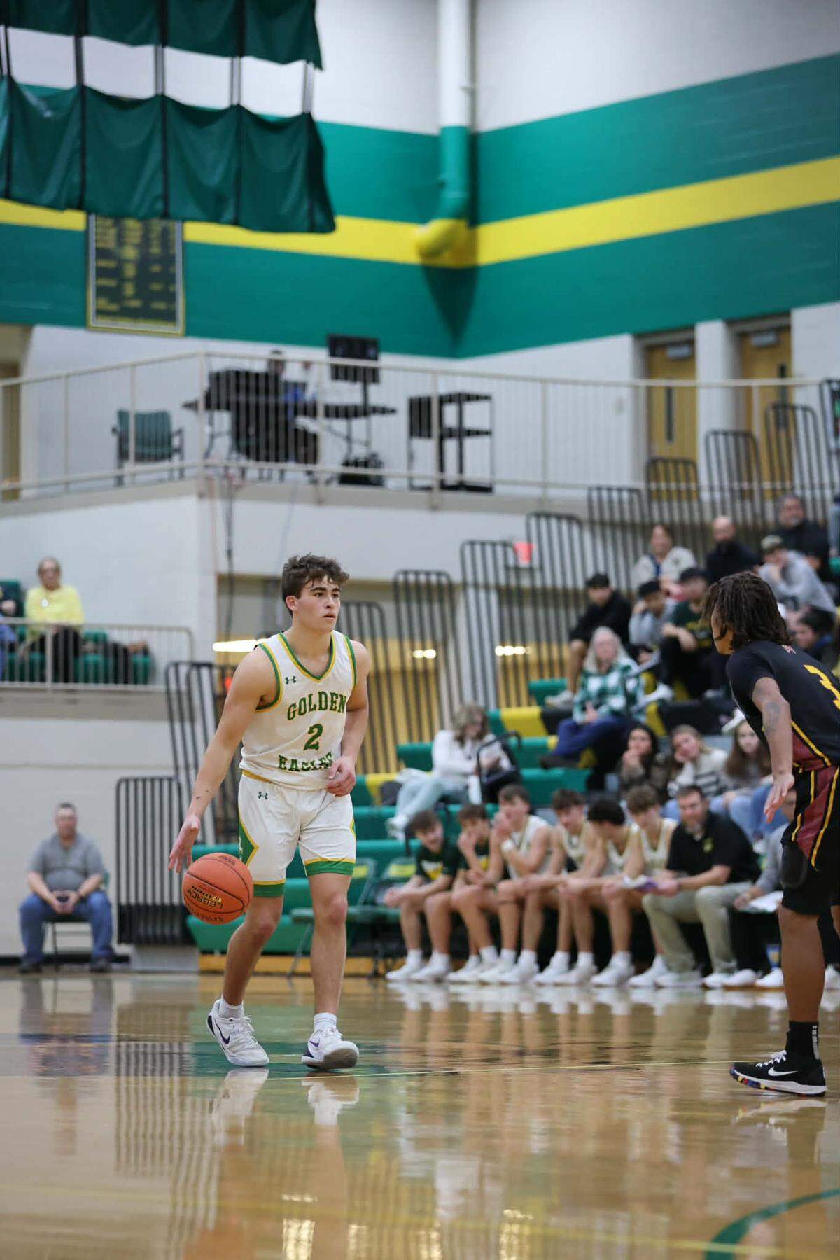 Bishop Carroll senior Landon Steven has helped lead the Golden Eagles to a second-half resurgence this season.