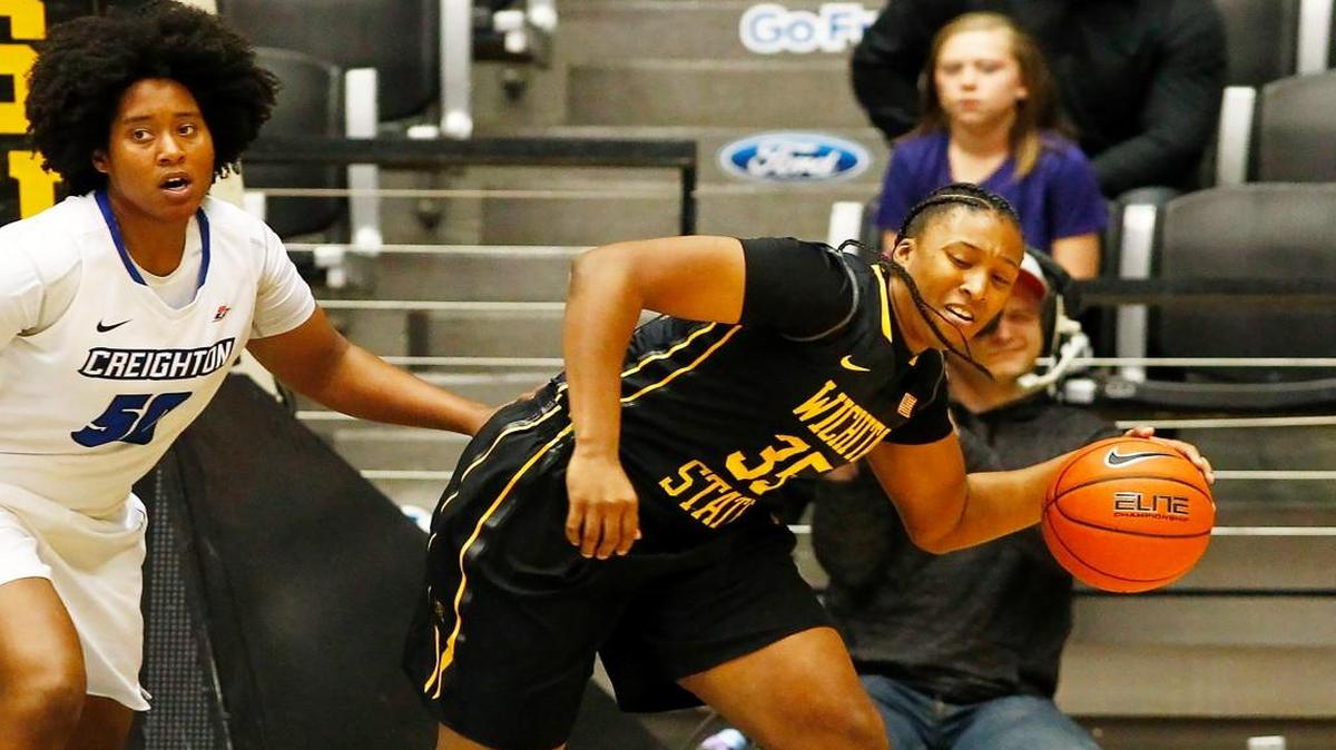 Wichita State's Rangie Bessard led WSU scorers with 19 points on 8-of-14 shooting.