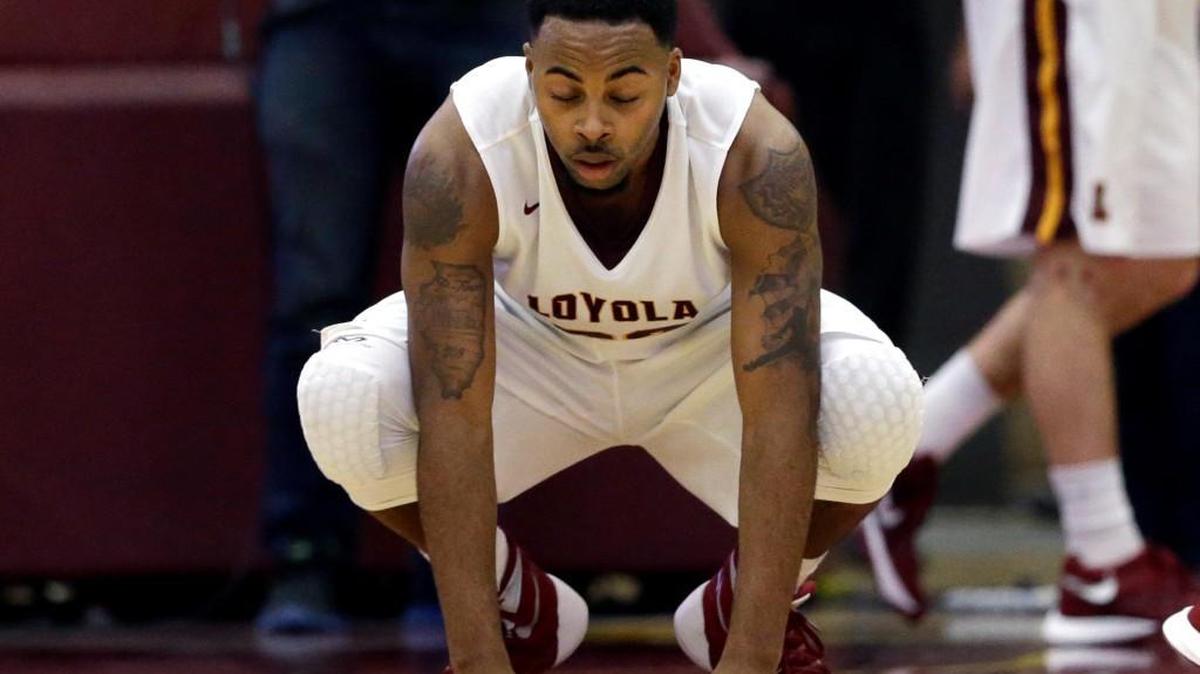 Loyola forward Donte Thomas reacts after his team's 54-53 loss to Bradley last week in Chicago.