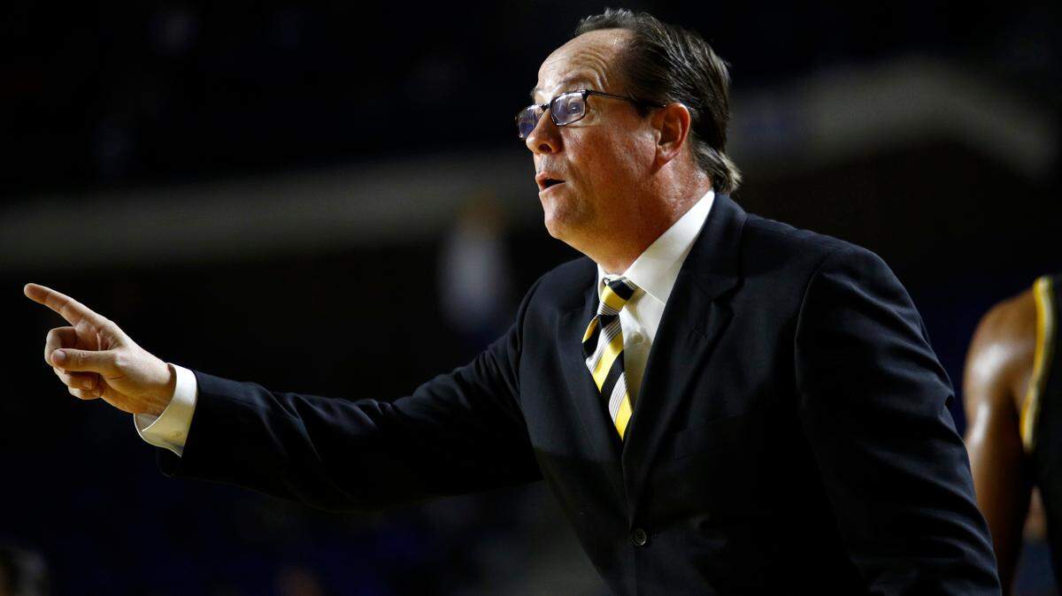 Wichita State coach Gregg Marshall directs his players in the first half against Providence at the Veterans Classic on Friday in Annapolis, Md.