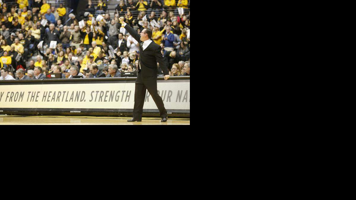 
Wichita State coach Gregg Marshall calls a play during a December game.
