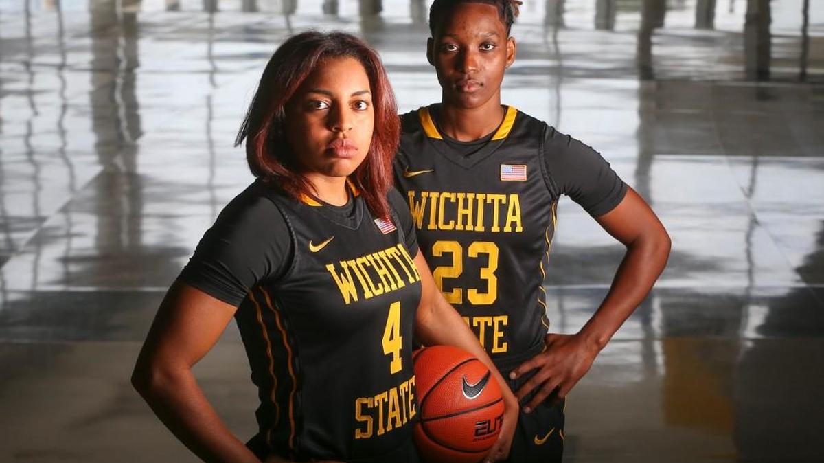 Wichita State's Diamond Lockhart, left, and TaQuandra Mike are two returners primed for starting roles.