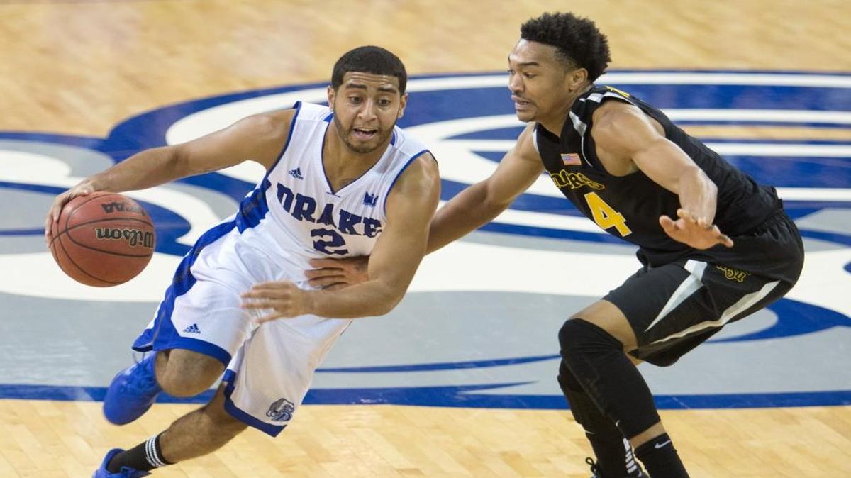 Corey Henderson Jr., right, chose to leave Wichita State after last season in search of more playing time. Other Valley schools have been hit hard by transfers.