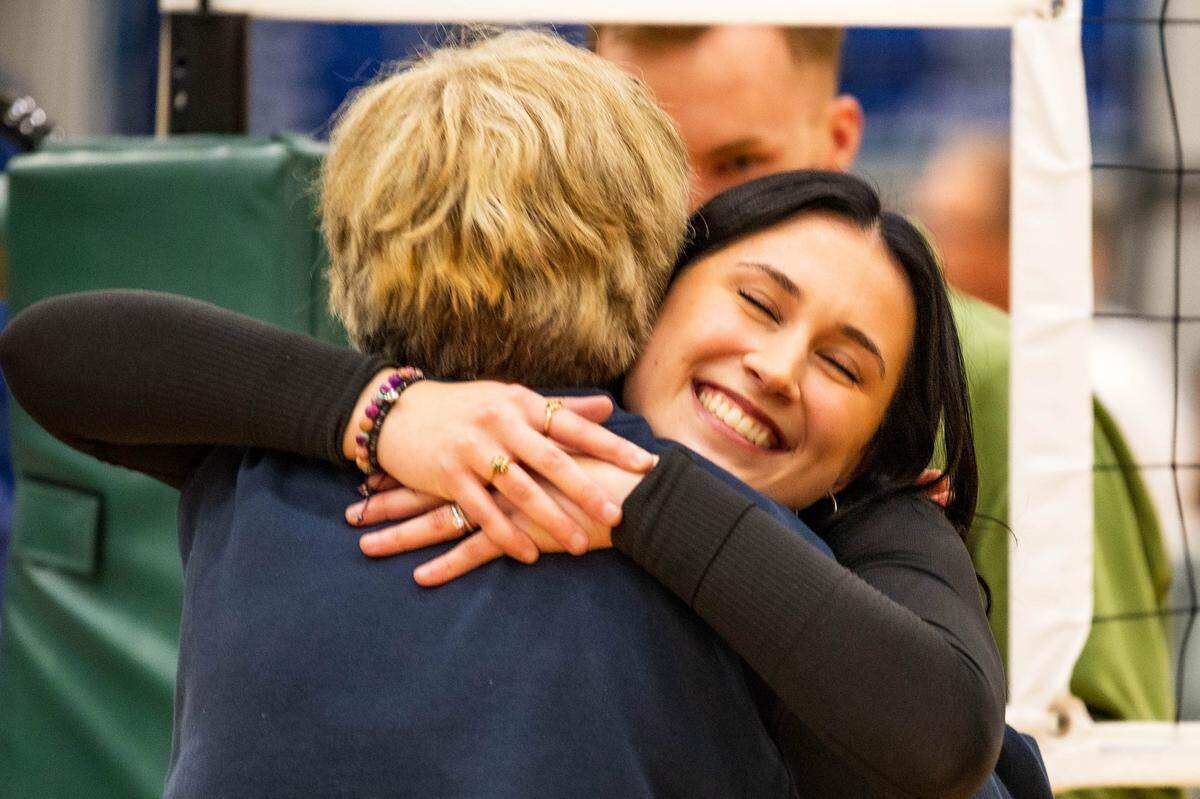 Wichita Trinity volleyball coach Katelyn Moore-Turner has led the Knights to just their third appearance in a state semifinal in her first year as head coach.