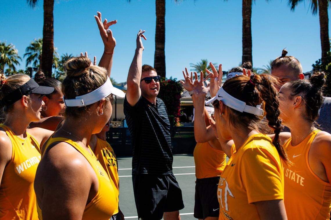 The Wichita State women’s tennis team has tied the program record with 17 wins in a row this season under first-year head coach Jacob Eddins. The Shockers are the No. 1 seed in the American Conference tournament this weekend in Houston.
