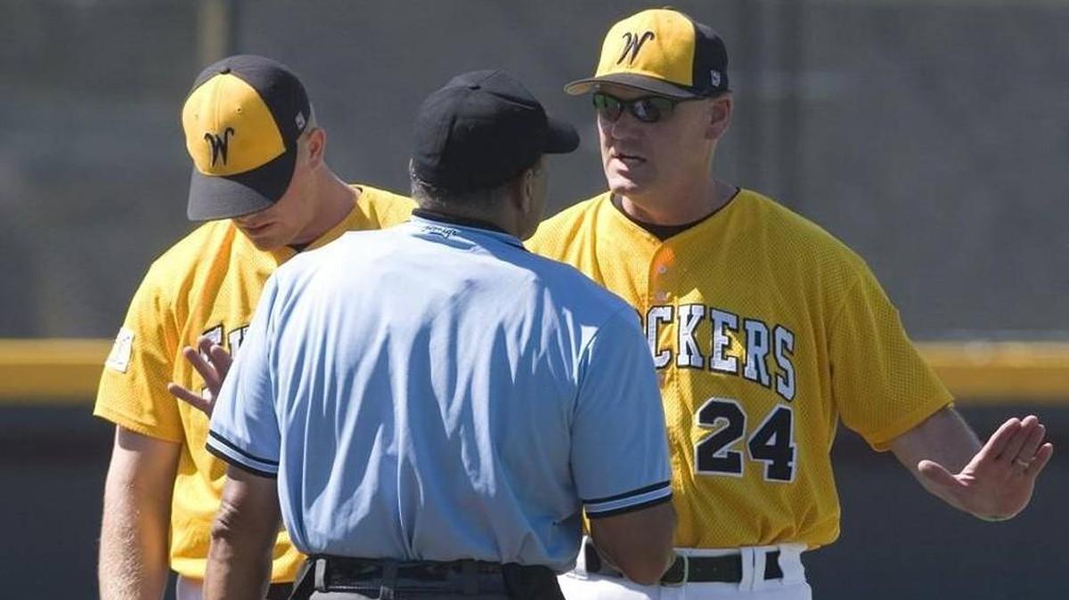 Former Wichita State pitching coach Brent Kemnitz donated $25,000 to the locker-room project at Eck Stadium.