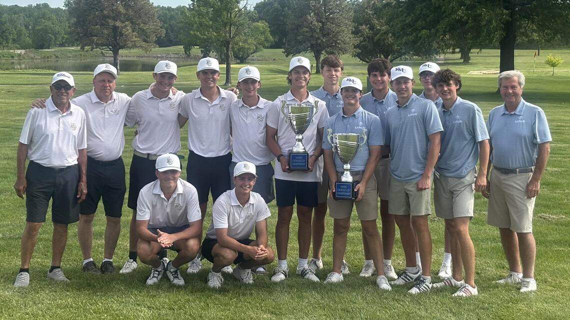 Carroll, Kapaun golfers join forces to top KC rivals to bring Catholic Cup home