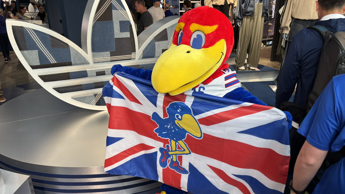 What happens when Rock Chalk takes over London? KU fans gave the city a taste