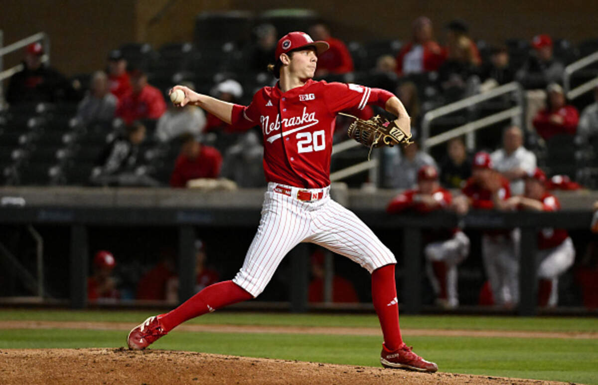 Eisenhower graduate Tyner Horn pitches for Nebraska during the 2026 season. The Cincinnati Reds selected the right-hander with the No. 94 overall pick in the MLB Draft.