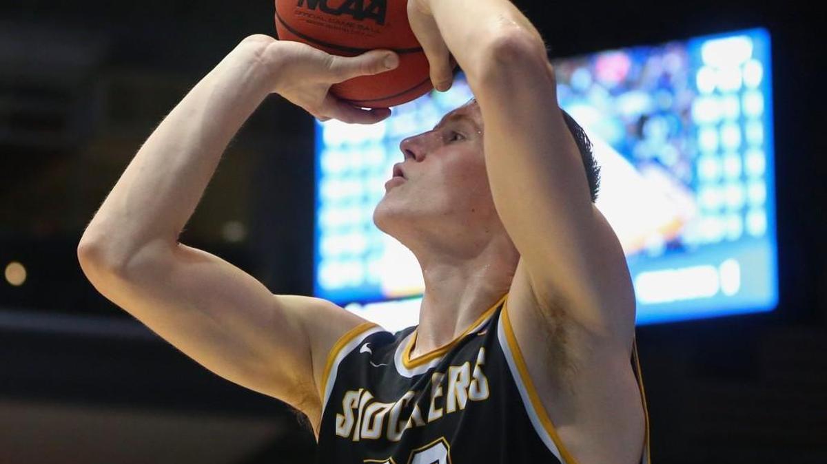 Wichita State center Rauno Nurger, shooting against Vanderbilt on Tuesday, has made big contributions in the middle off the bench in the 2016 tournament.