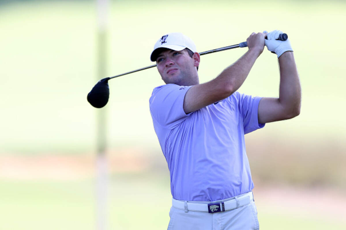 Former Kansas State golfer Cooper Schultz, a Wichita native and 2020 Andover Central graduate, is in second place at the Wichita Open after firing a bogey-free 7-under 63 in Thursday’s opening round at Crestview Country Club.