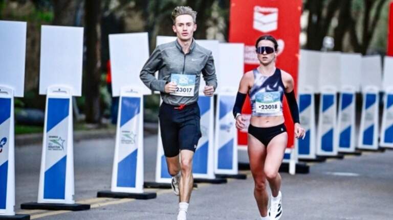 She quit running. He helped her fall in love with it again. Now she’s a champion