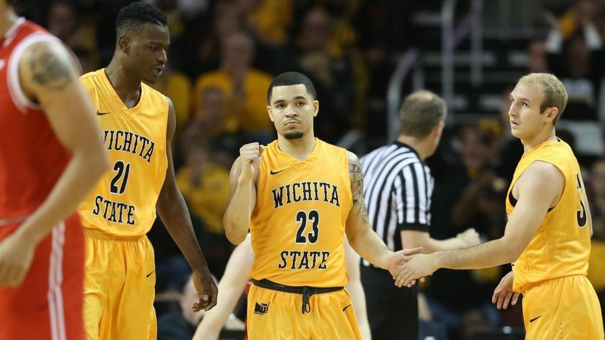 Wichita State guard Fred VanVleet (23) makes a point of visiting his old high school’s basketball team every time he returns to his hometown of Rockford, Ill. “I just want them to succeed and have awesome careers,” VanVleet said.