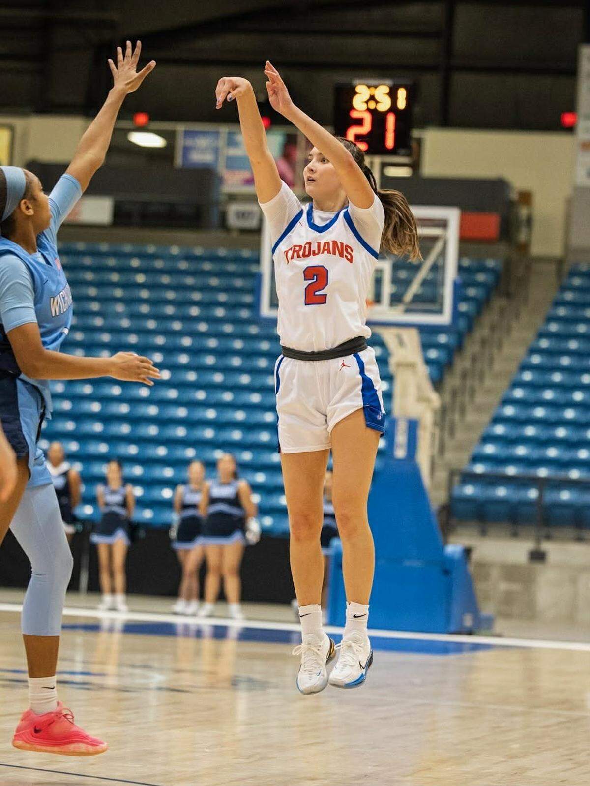 Andover star junior Bella Bouddhara scored 90 points in three games last week and is proving herself as one of the top players in Kansas this season.