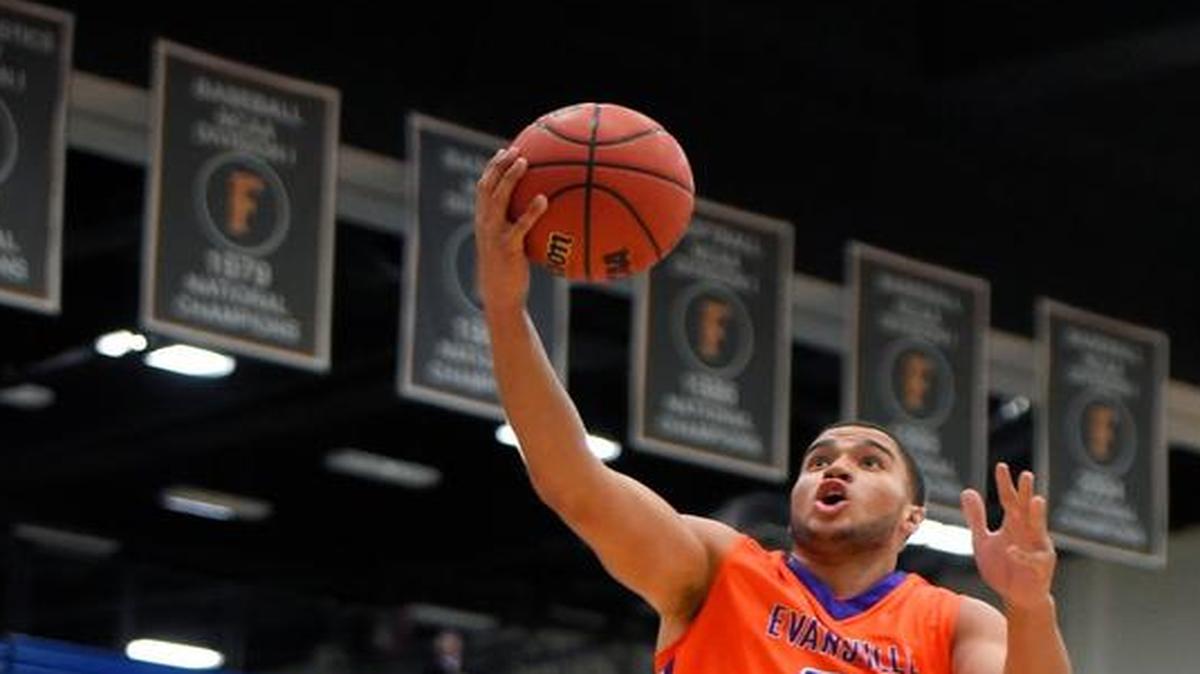 Evansville guard D.J. Balentine is the NCAA’s active scoring leader.