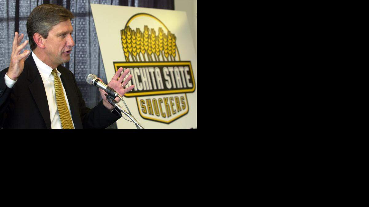 
Wichita State athletic director Jim Schaus unveiled a new logo on Sept. 17, 2002. A week later, he rescinded it.
