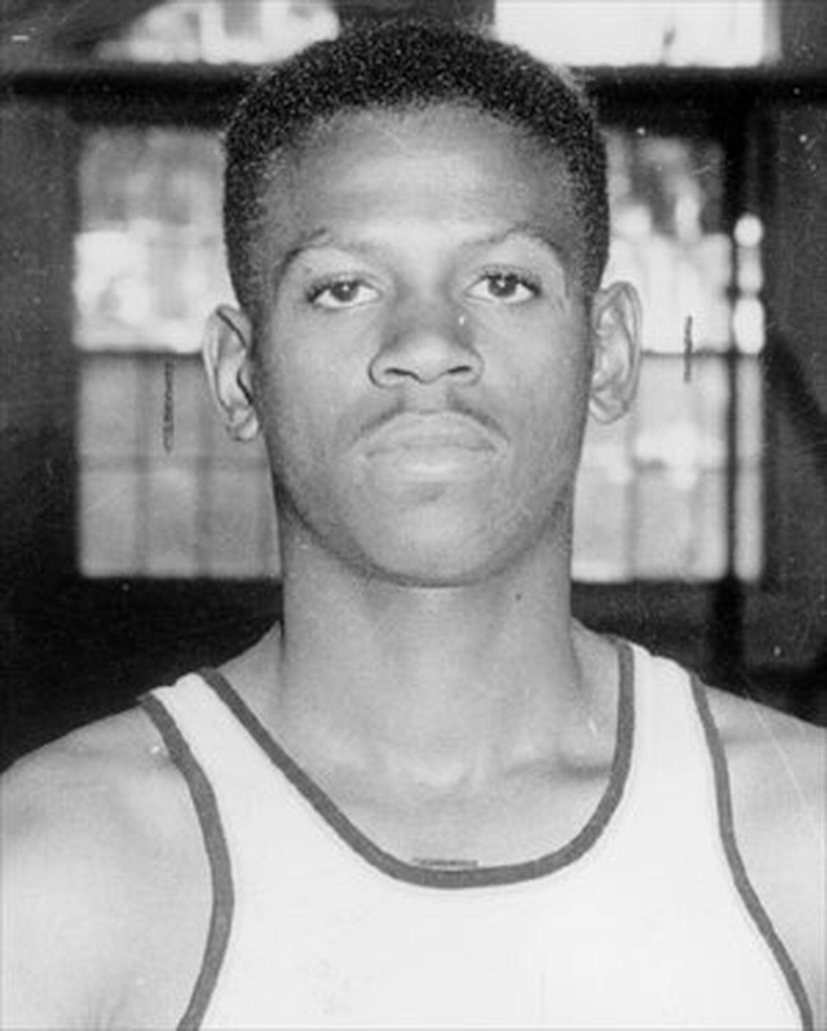 Cleo Littleton poses for a program photo during his playing career at the University of Wichita. Littleton went on to become WSU’s career scoring leader, a four-time first-team all-conference selection and one of the most important trailblazers in Shocker basketball history.