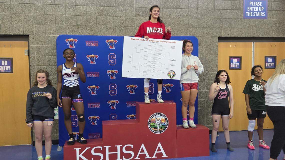 See which Wichita-area girls wrestlers punched their ticket to Kansas state meet