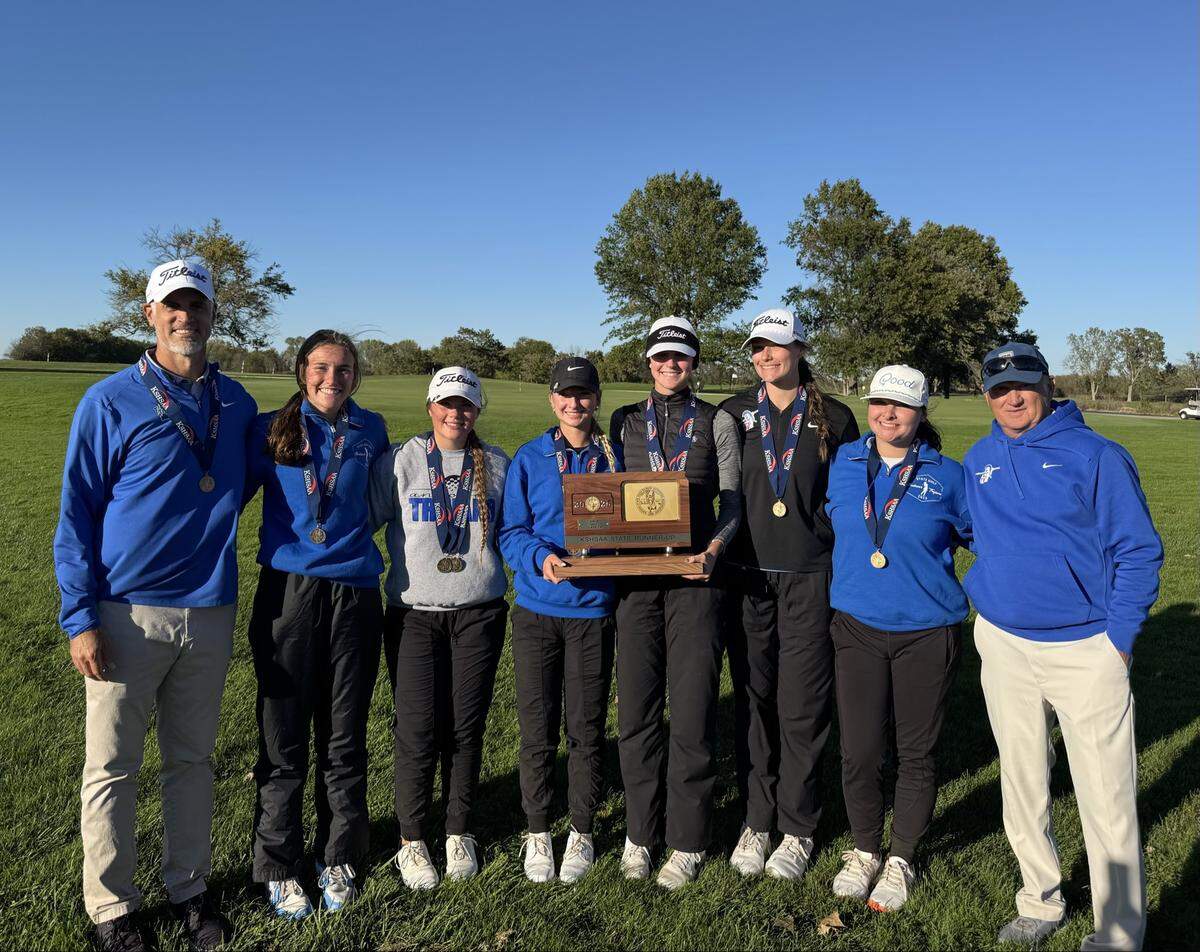 The Andover girls golf team placed second at the Class 5A state tournament, the best showing from the program since 2018. The Trojans were coached by Ryan Harshaw and featured individual medalist Regan Dusenbery, along with Isabel Hawley, Maren Nelson, Grier Hand, Bella Davis and Emily Meyer.