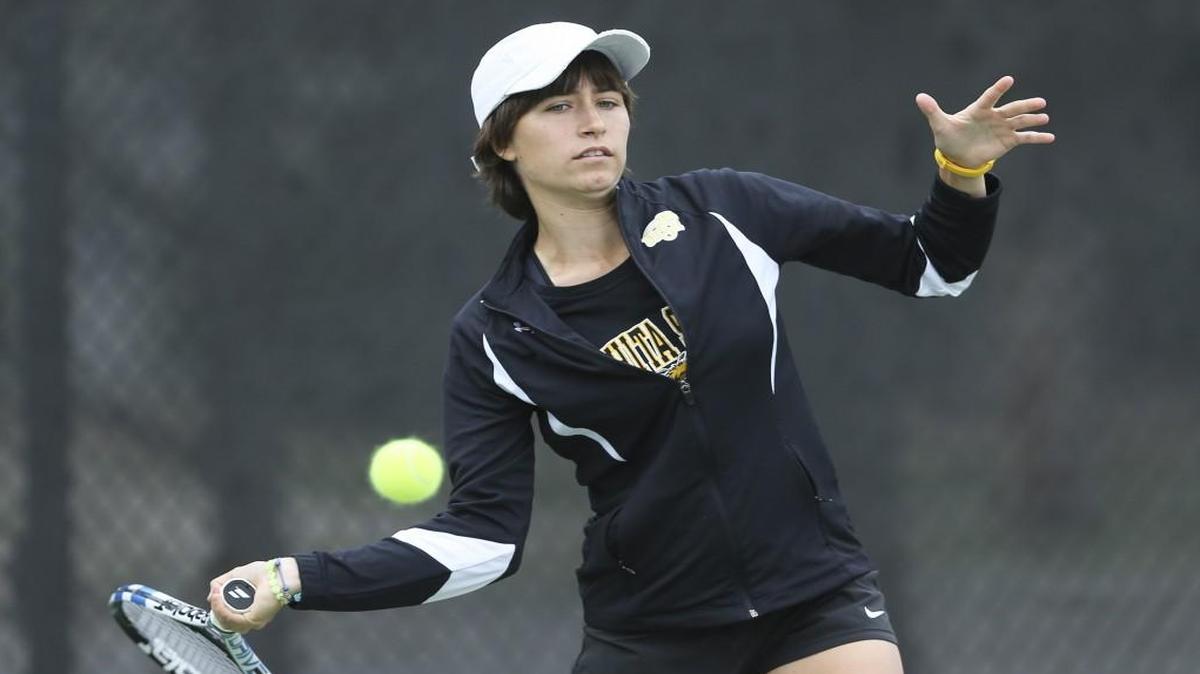 Giulia Guidetti is Wichita State’s No. 4 singles player and holds a school-record of 38 singles wins.
