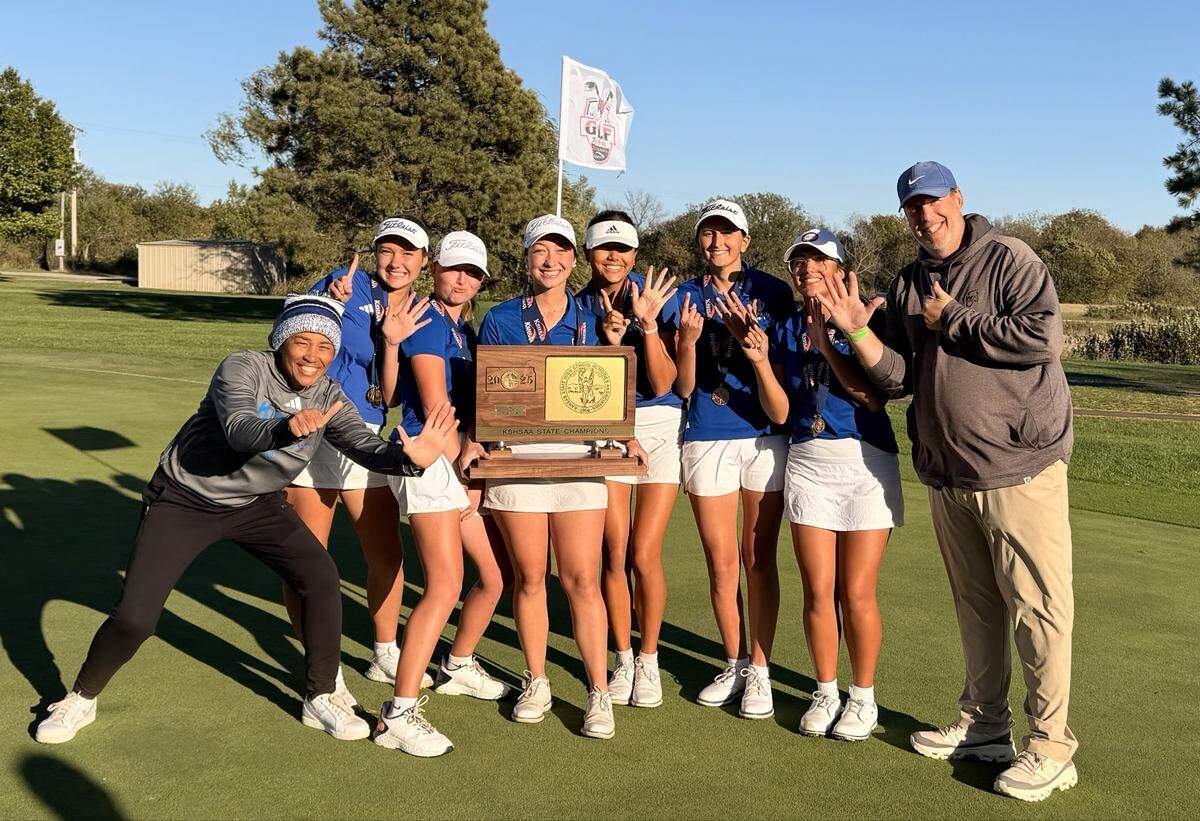 The Kapaun Mt. Carmel girls golf team won its sixth straight Class 5A team state championship. Team members were Ximena Sarinana, Natalee Runyan, Reese Christenson, Remi Hartley, Emma Nguyen and Avery Hamilton.