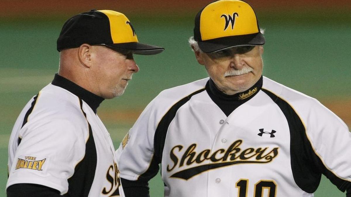 
Jim Thomas, left, served an assistant coach to Gene Stephenson at Wichita State for more than 20 years. 
