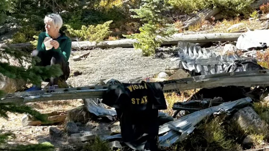 The crash site lived in her mind for 55 years. Then she finally stood there