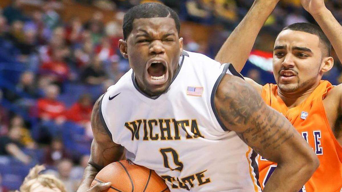 
Chadrack Lufile was a junior-college transfer who didn’t play much his first season at Wichita State, but was a regular contributor during the unbeaten regular season in 2013-14.
