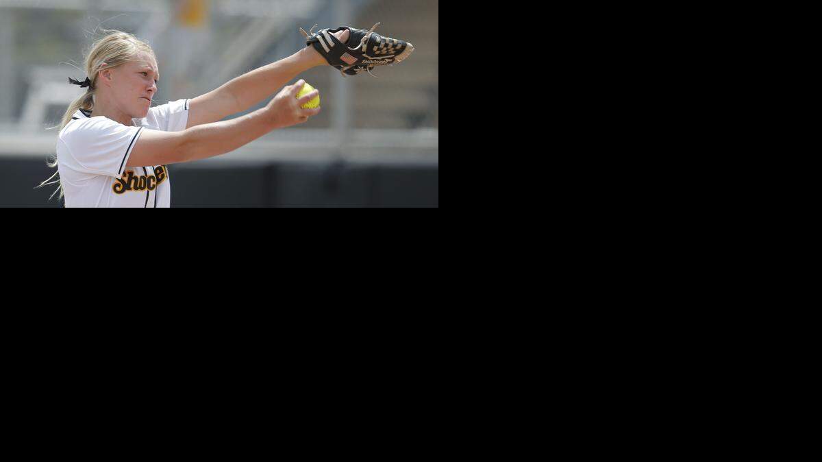 
Wichita State pitcher Kaitlyn Malone throws against Southern Illinois in April.
