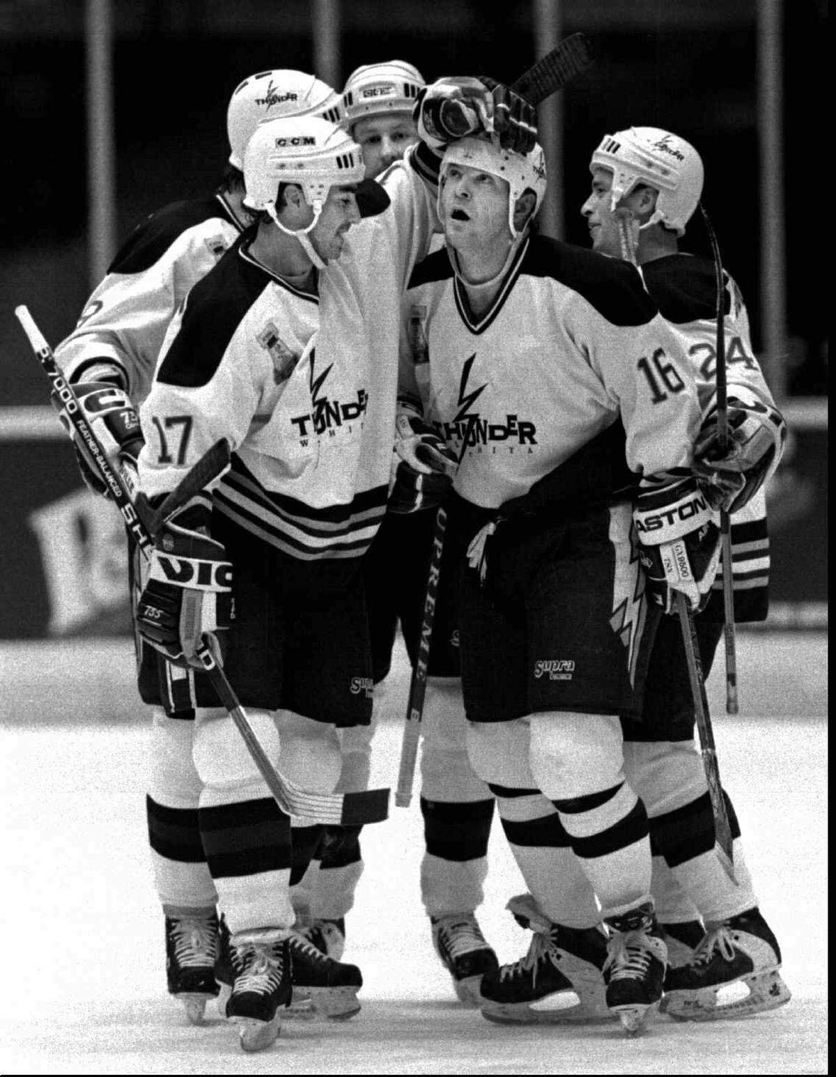 The Wichita Thunder won back-to-back Central Hockey League championships in 1994 and 1995 with the help of franchise legends like Brent Sapergia, who will be in attendance for Friday night’s game in Wichita.