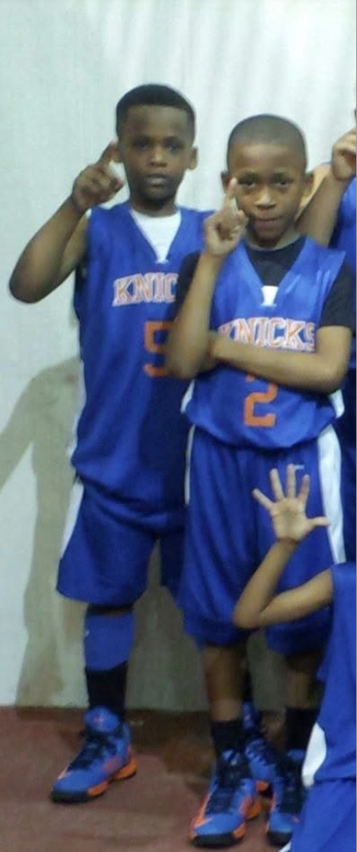 Kanye Clary (left) and Kenyon Giles (right) were first teammates together on the Virginia Beach Knicks when they were in elementary school. The two squared off in Sunday’s game between Wichita State and Oklahoma State.
