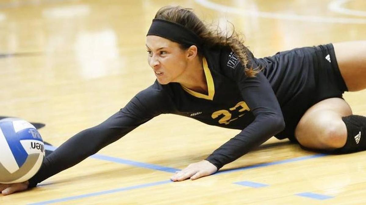 
Wichita State sophomore Jenny Whitledge hit. 500 with 16 kills and 19 digs against Northern Illinois.
