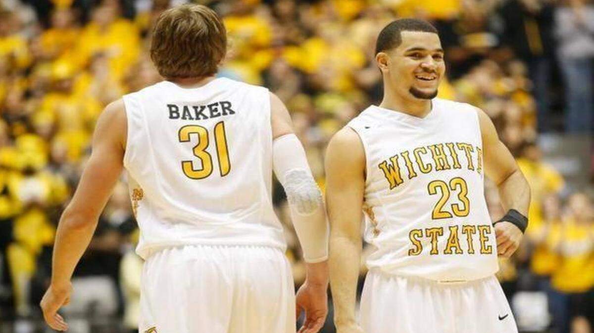 
Wichita State juniors Ron Baker and Fred VanVleet will repeat on the All-MVC team on Tuesday.
