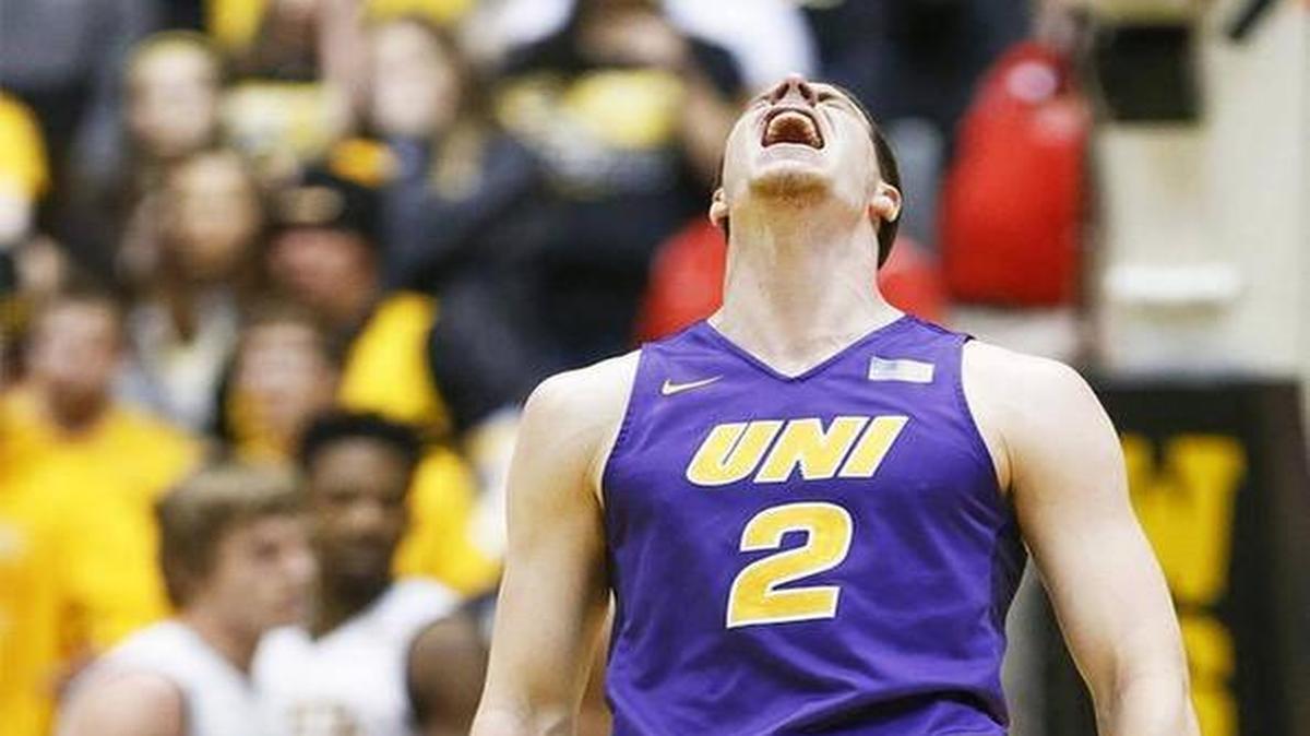 Northern Iowa’s Klint Carlson scored 12 points in Saturday’s 53-50 win over WSU.