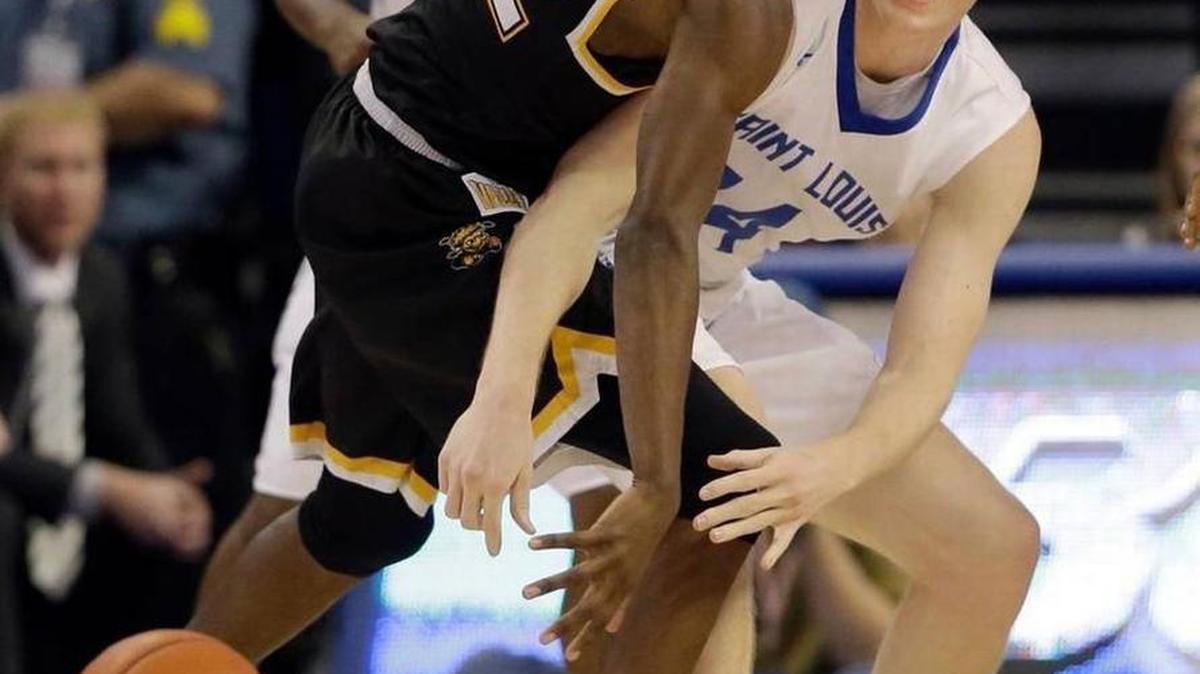 Wichita State freshman Markis McDuffie recorded two steals in Saturday’s win over Saint Louis.
