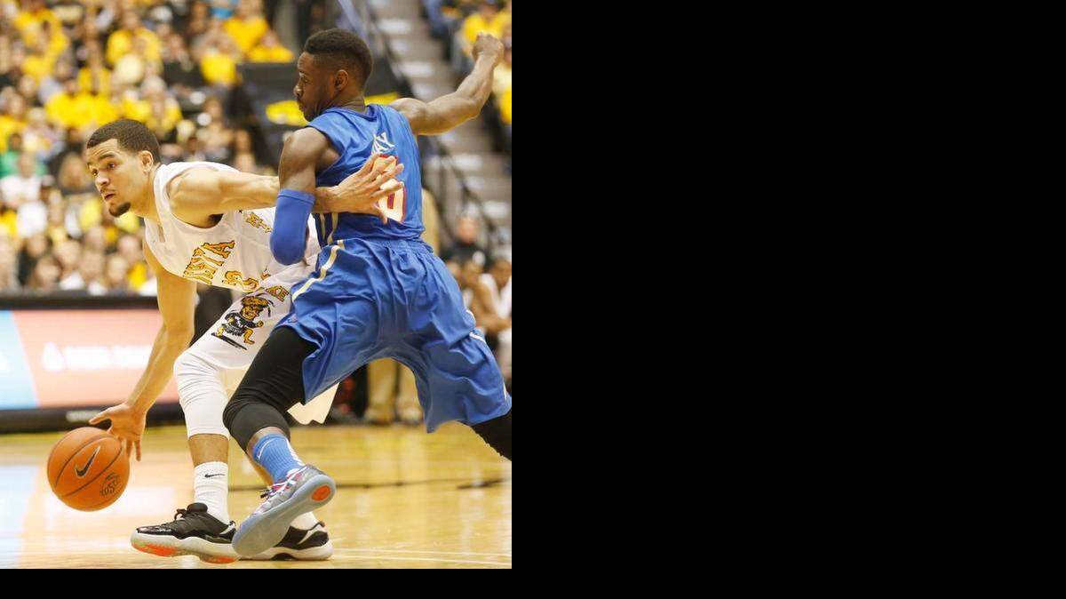 
WSU guard Fred VanVleet scored 21 points and handed out nine assists in Saturday’s victory over Tulsa. 
